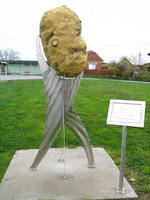 Памятник картофелю в общине Белица округа Меджимурья, Харватия